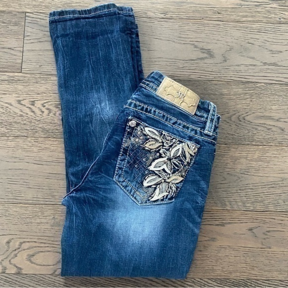 Miss Me Mid Rise Easy Crop Jeans